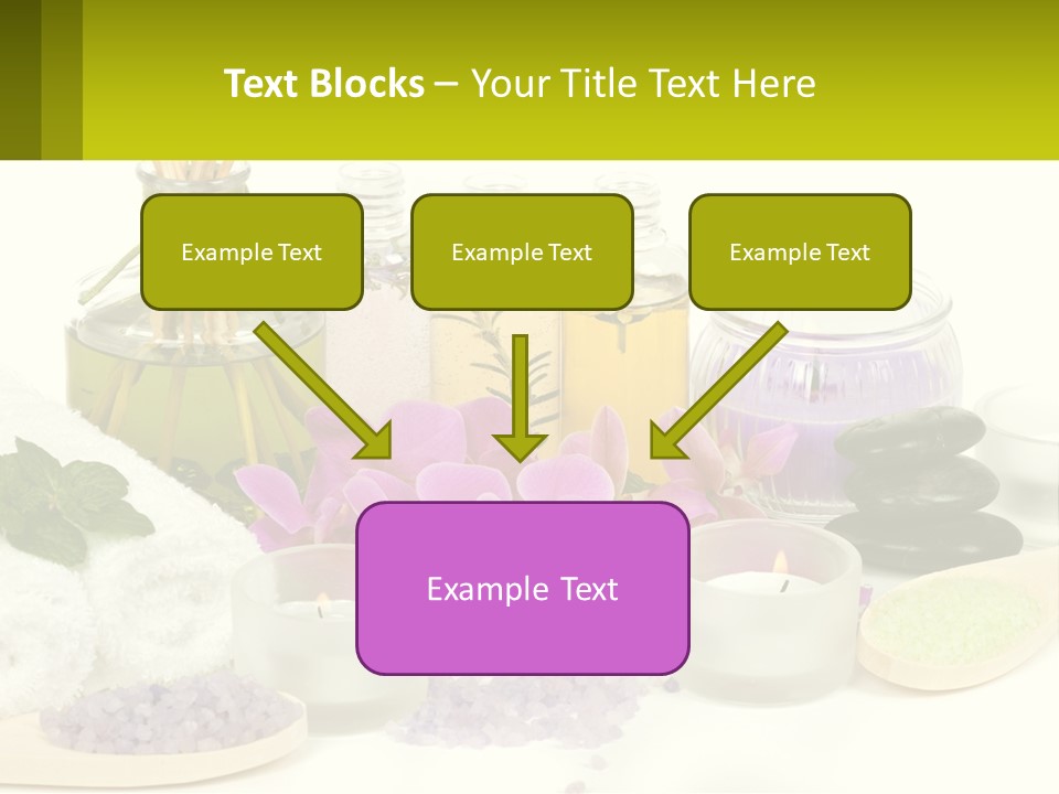 Bottle Spoon Herb PowerPoint Template