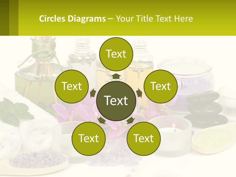 Bottle Spoon Herb PowerPoint Template