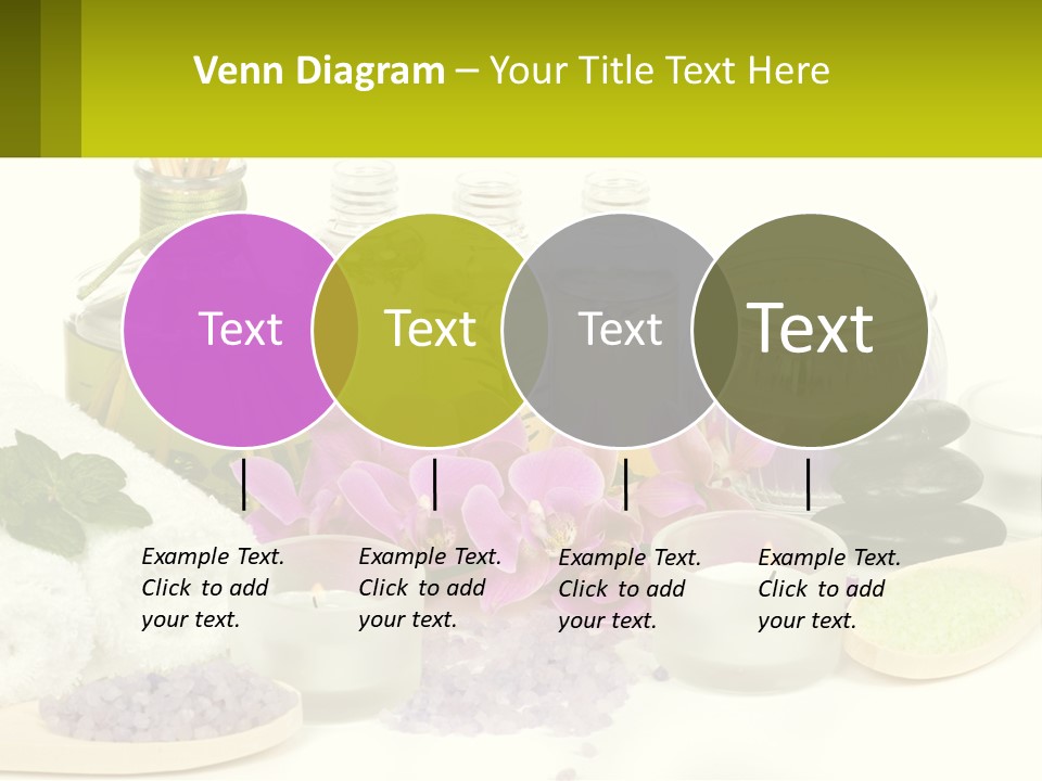 Bottle Spoon Herb PowerPoint Template