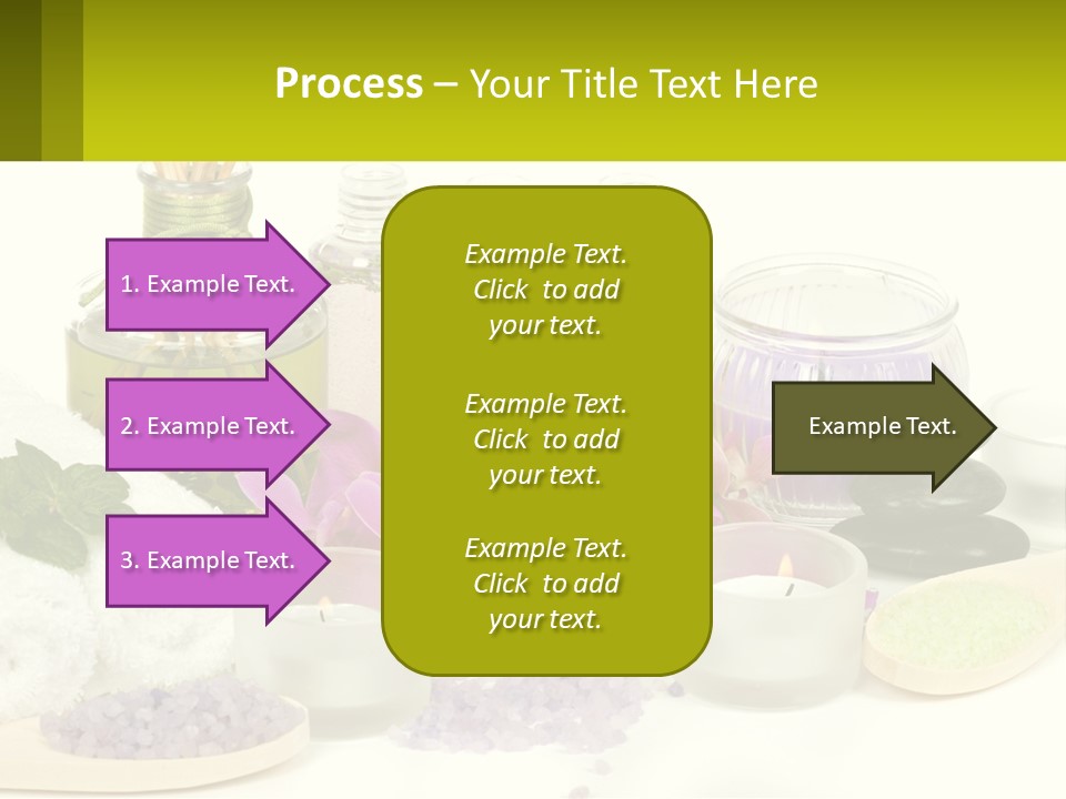 Bottle Spoon Herb PowerPoint Template
