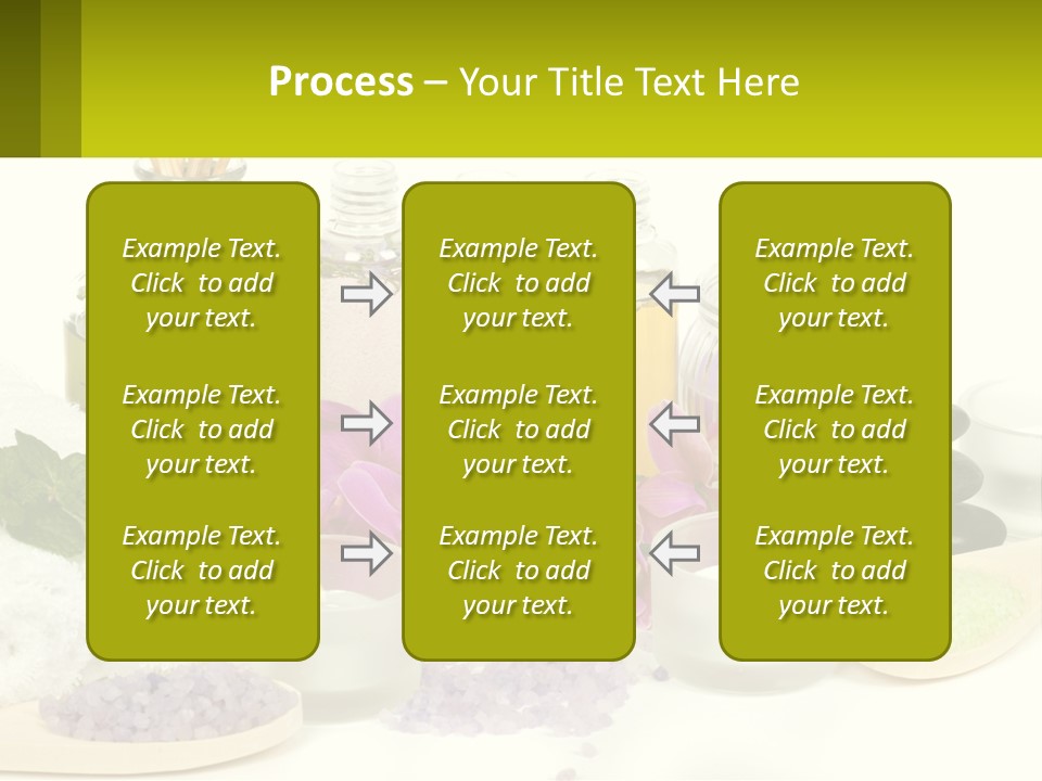 Bottle Spoon Herb PowerPoint Template