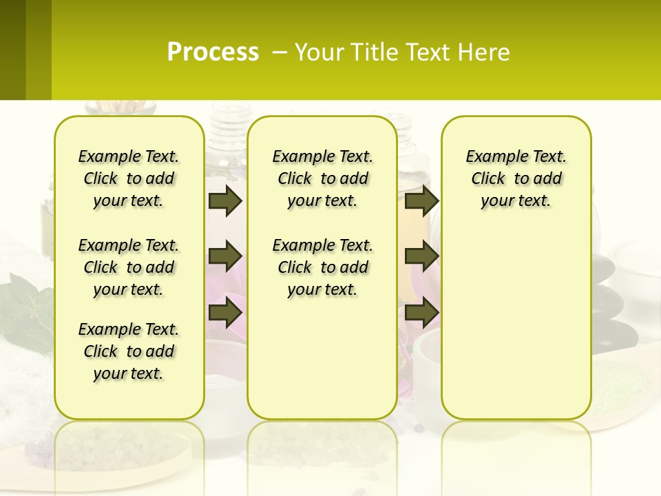Bottle Spoon Herb PowerPoint Template