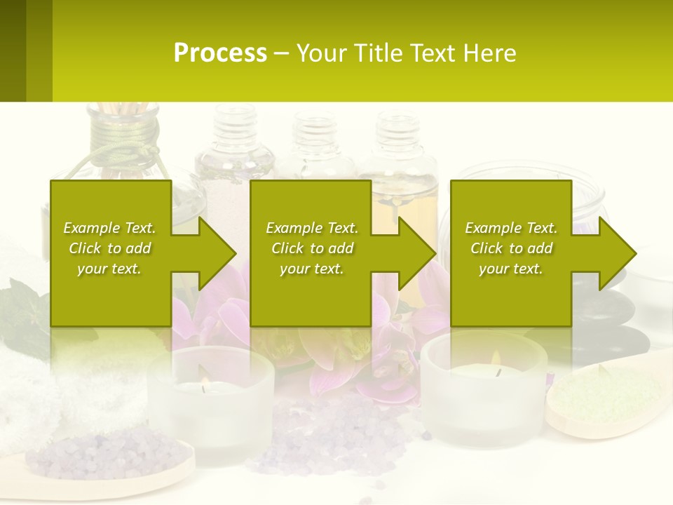 Bottle Spoon Herb PowerPoint Template