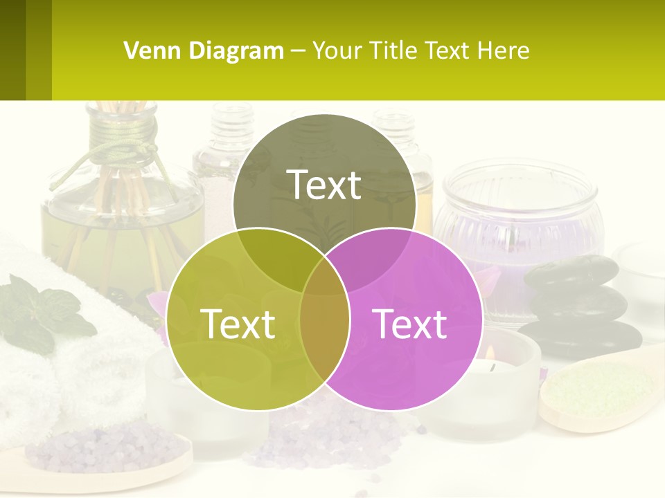 Bottle Spoon Herb PowerPoint Template