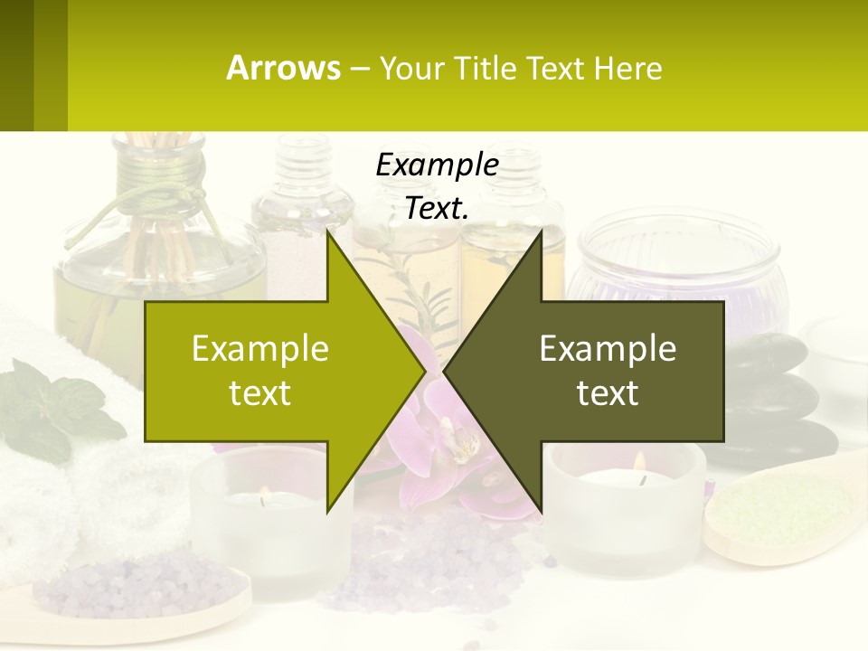 Bottle Spoon Herb PowerPoint Template