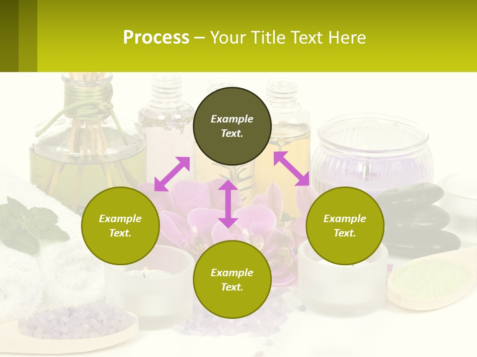 Bottle Spoon Herb PowerPoint Template