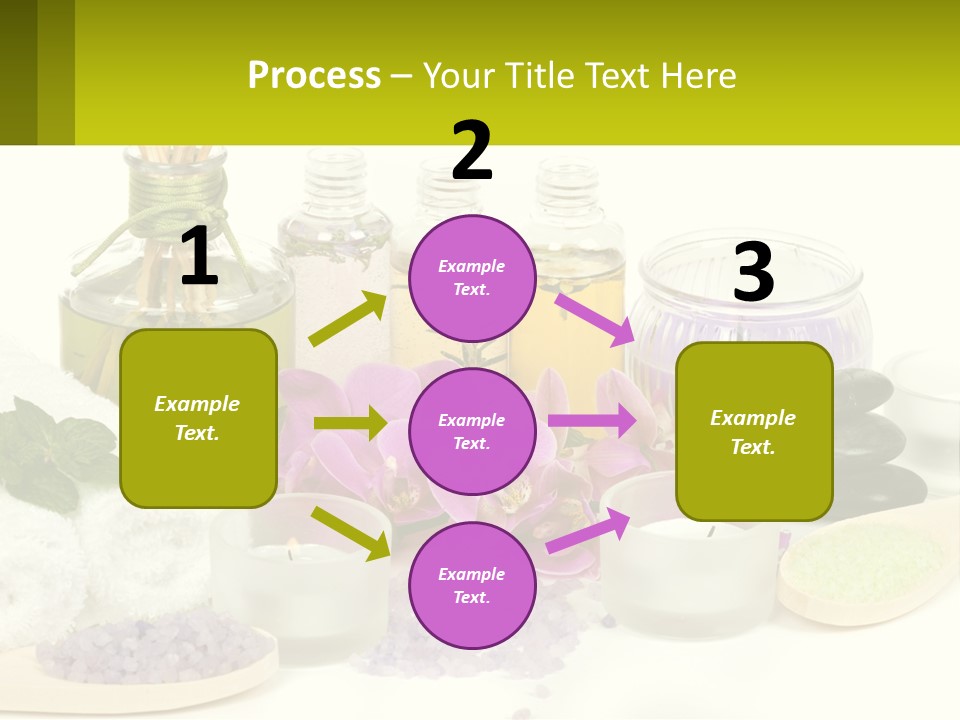 Bottle Spoon Herb PowerPoint Template