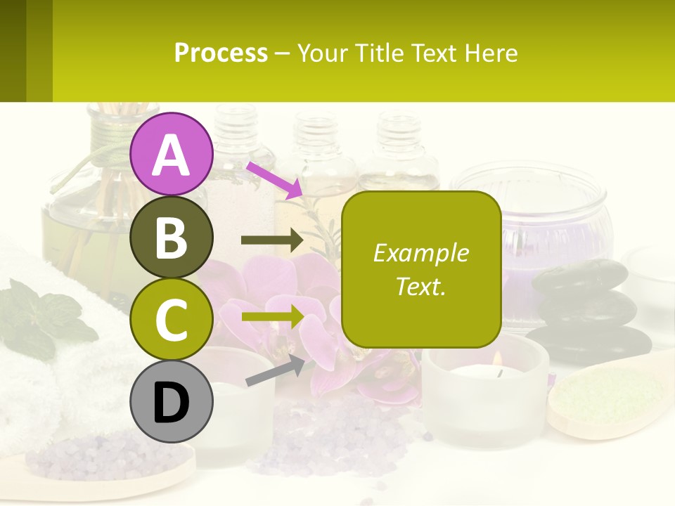 Bottle Spoon Herb PowerPoint Template