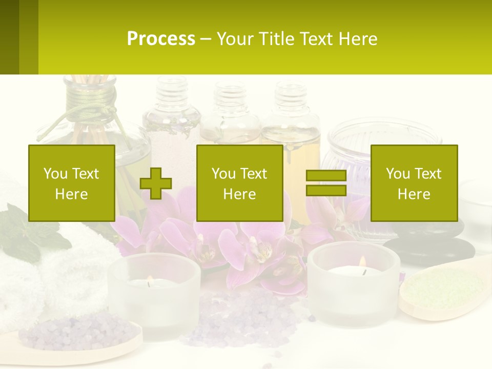 Bottle Spoon Herb PowerPoint Template