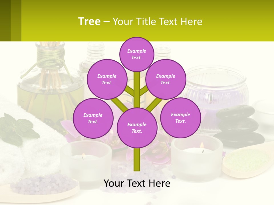 Bottle Spoon Herb PowerPoint Template