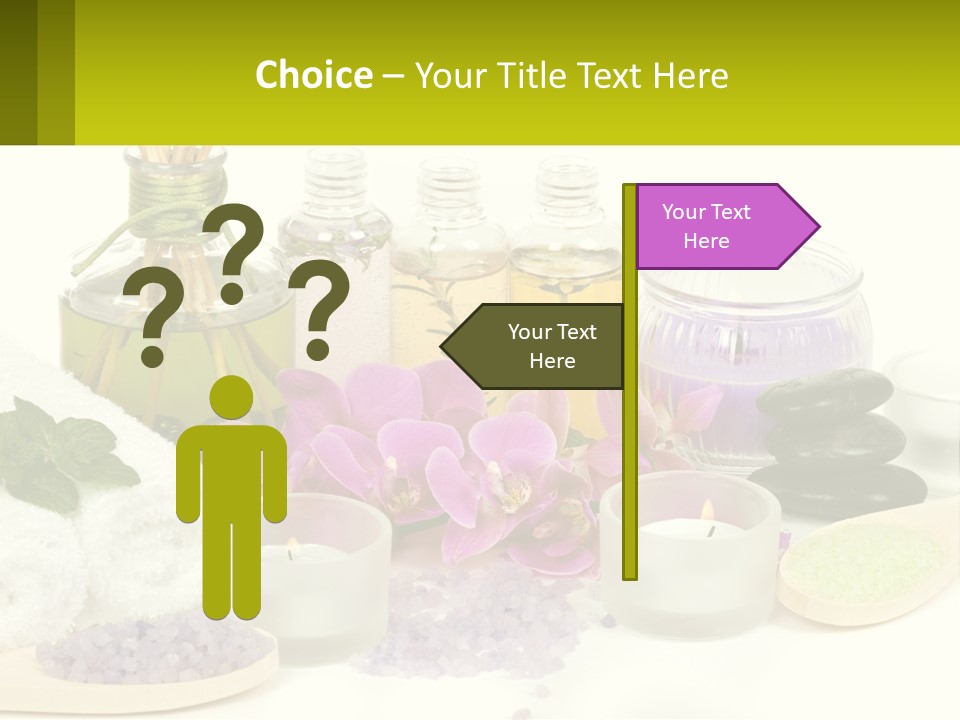 Bottle Spoon Herb PowerPoint Template