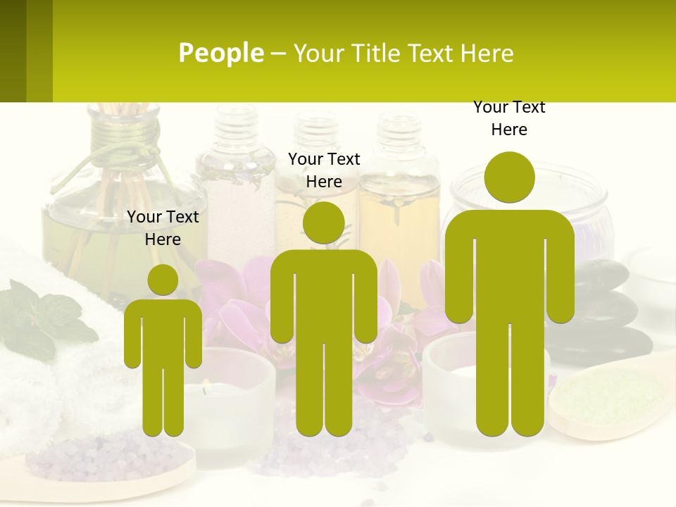 Bottle Spoon Herb PowerPoint Template