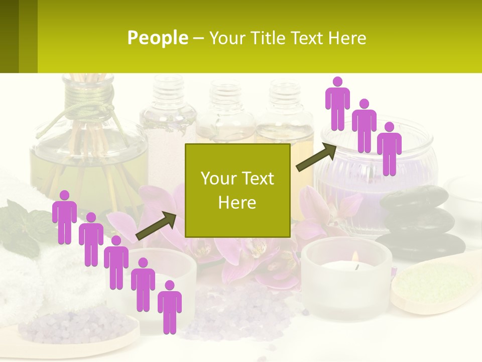 Bottle Spoon Herb PowerPoint Template