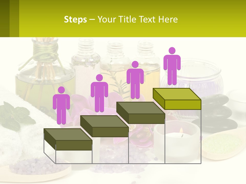 Bottle Spoon Herb PowerPoint Template