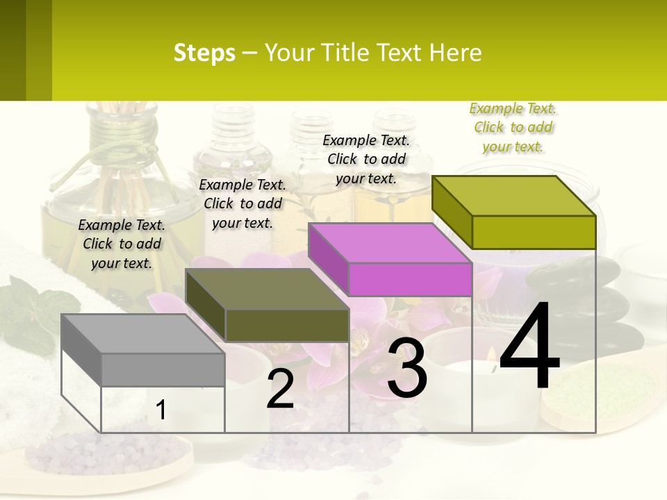 Bottle Spoon Herb PowerPoint Template