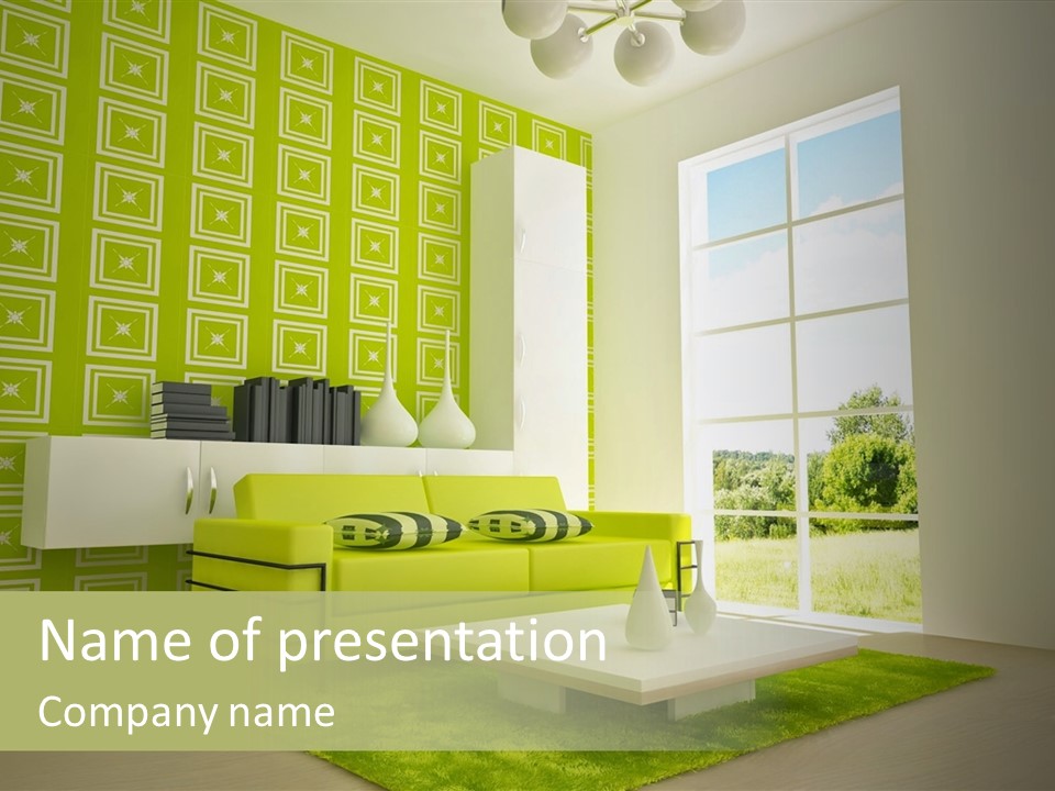 Apartment Home Hotel PowerPoint Template