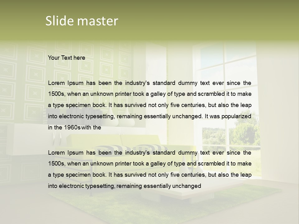 Apartment Home Hotel PowerPoint Template