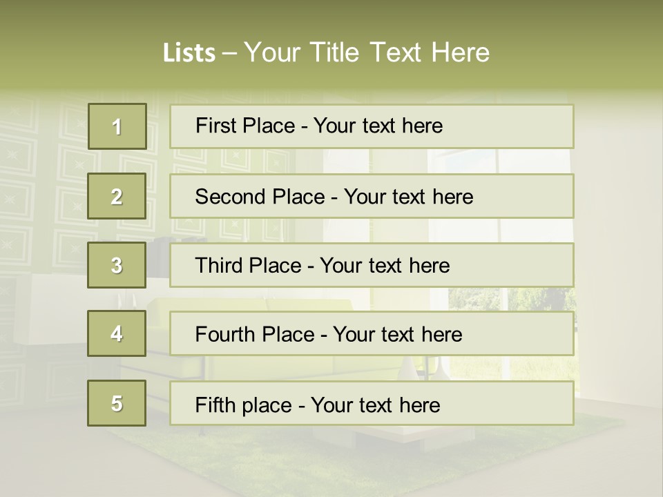 Apartment Home Hotel PowerPoint Template