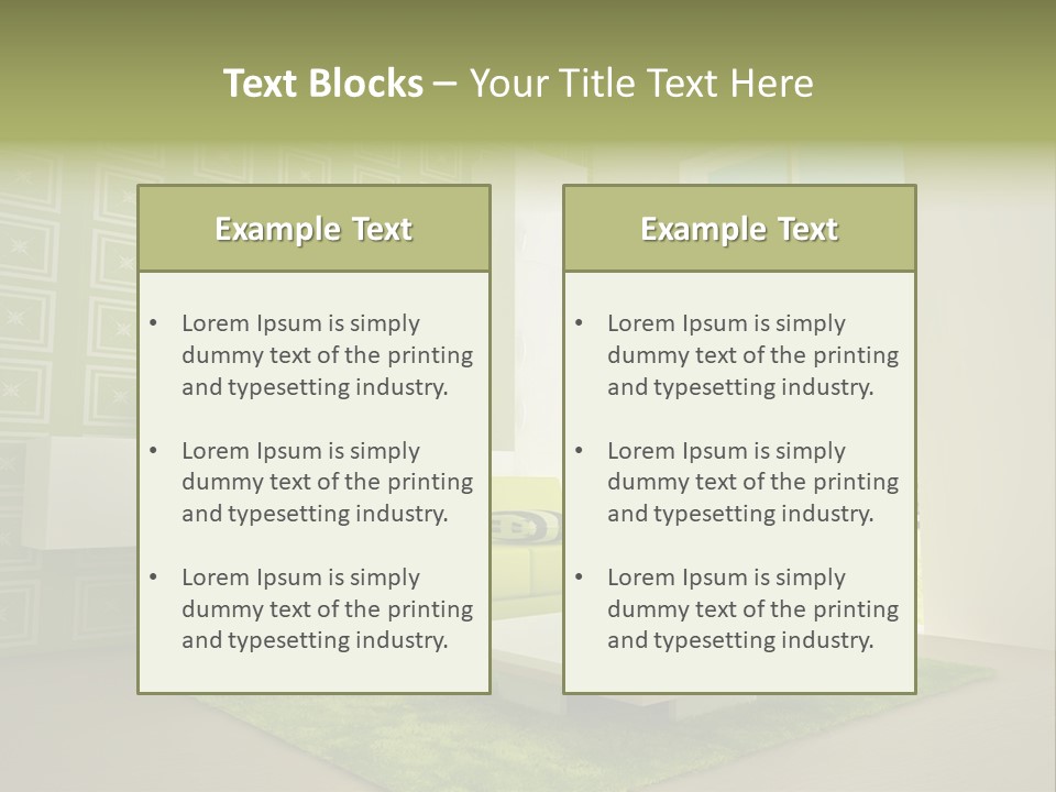 Apartment Home Hotel PowerPoint Template