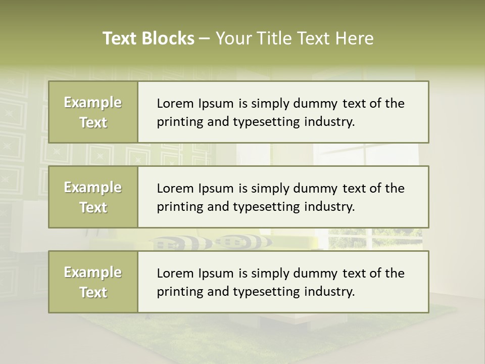 Apartment Home Hotel PowerPoint Template