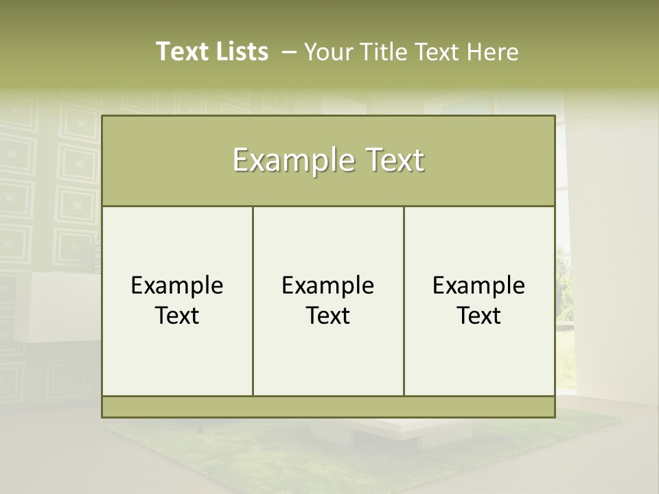 Apartment Home Hotel PowerPoint Template