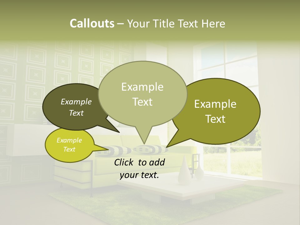 Apartment Home Hotel PowerPoint Template