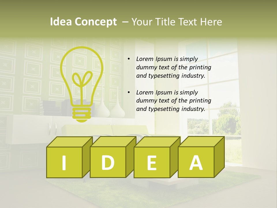 Apartment Home Hotel PowerPoint Template