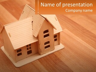 Boarding Roof Wooden PowerPoint Template
