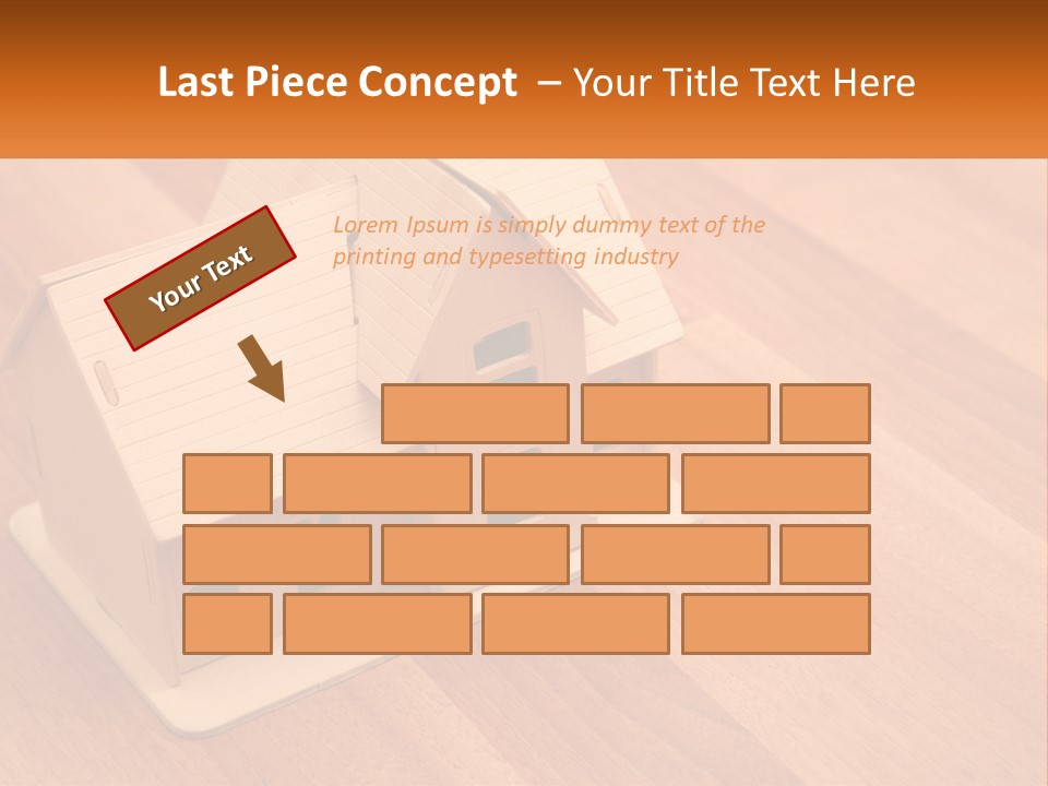 Boarding Roof Wooden PowerPoint Template