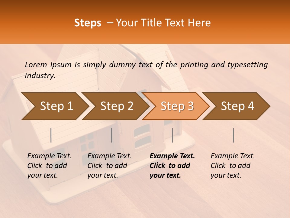 Boarding Roof Wooden PowerPoint Template