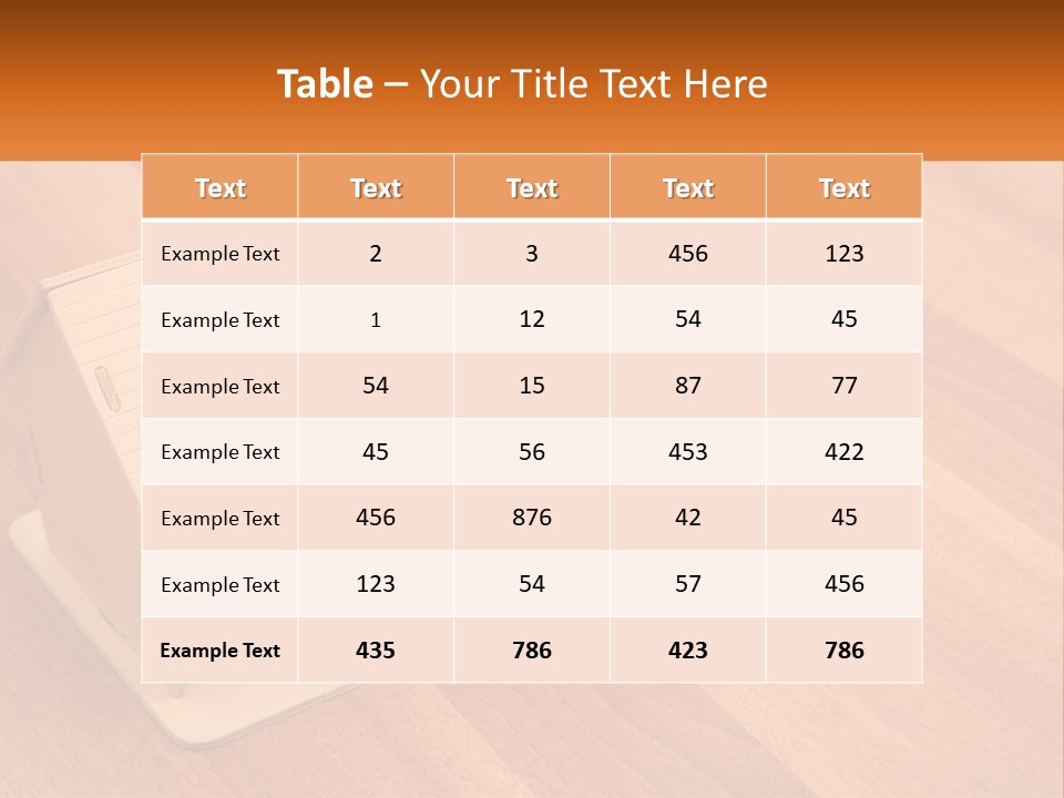 Boarding Roof Wooden PowerPoint Template