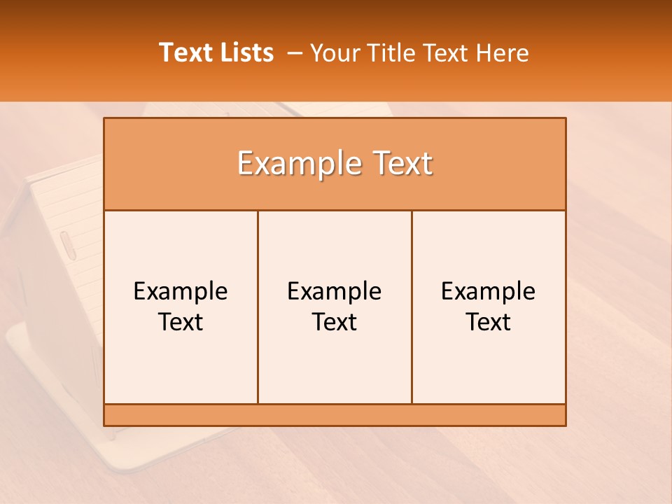 Boarding Roof Wooden PowerPoint Template