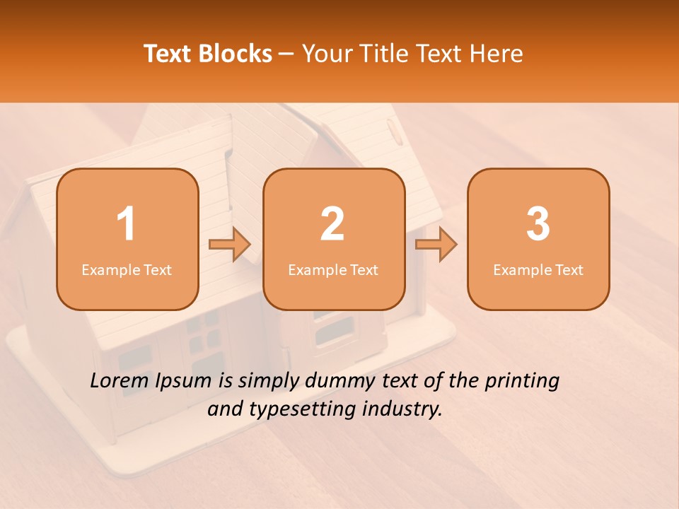 Boarding Roof Wooden PowerPoint Template