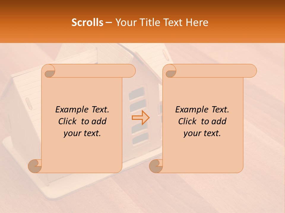 Boarding Roof Wooden PowerPoint Template