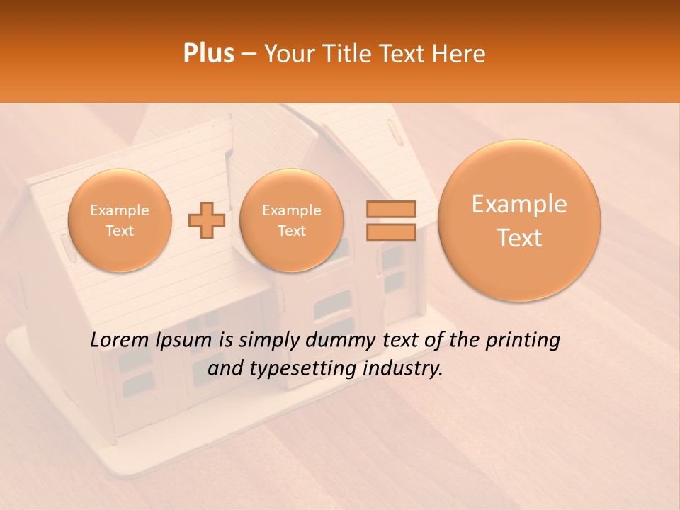 Boarding Roof Wooden PowerPoint Template