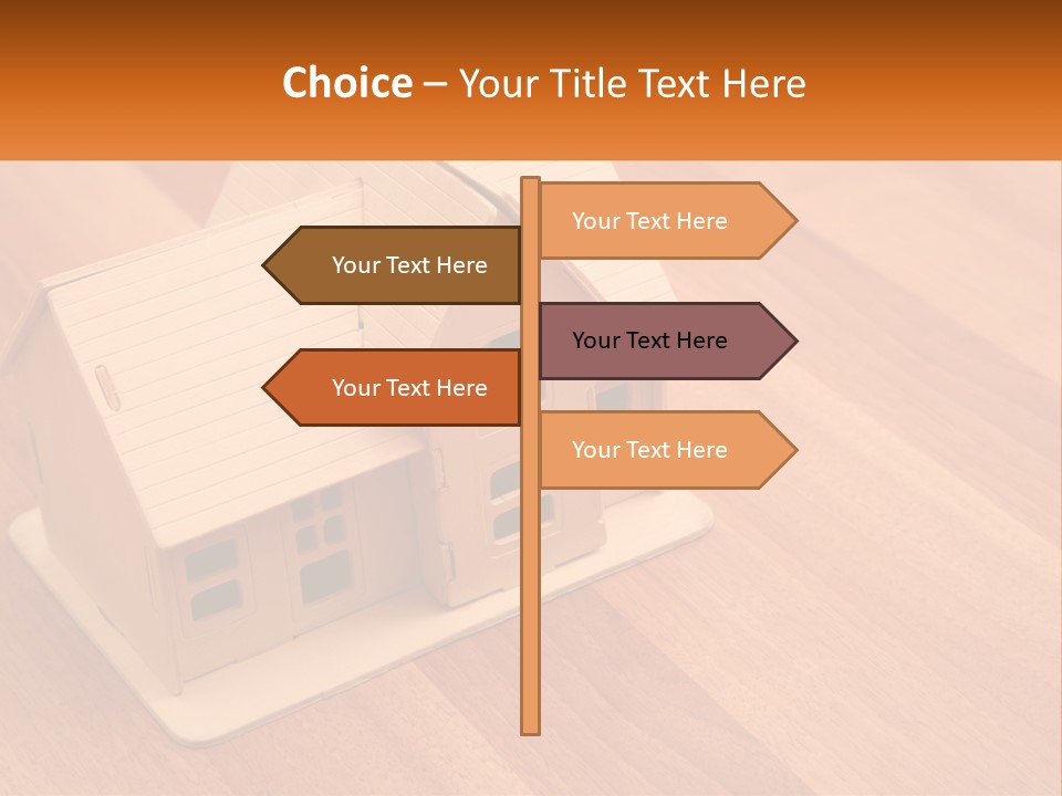 Boarding Roof Wooden PowerPoint Template