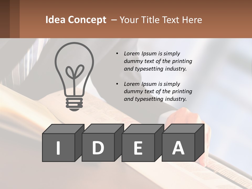 Learning Invest Business PowerPoint Template