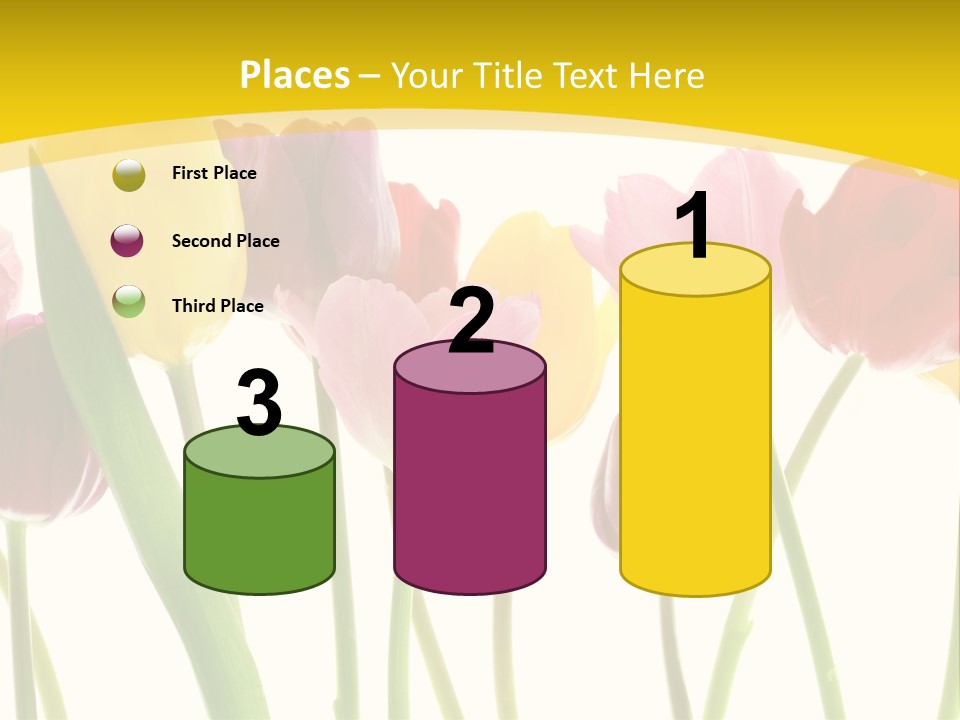 Pretty Green Decoration PowerPoint Template