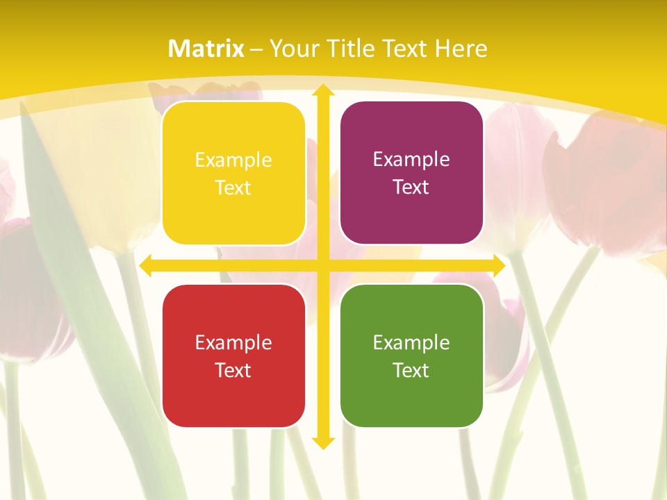 Pretty Green Decoration PowerPoint Template