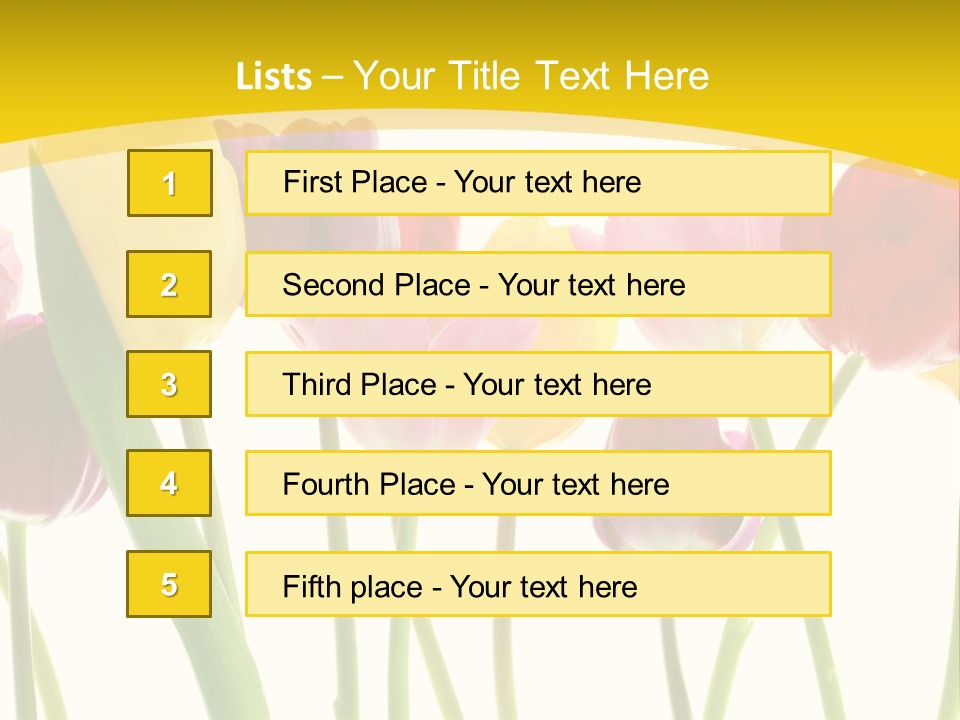 Pretty Green Decoration PowerPoint Template