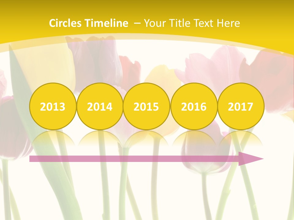 Pretty Green Decoration PowerPoint Template