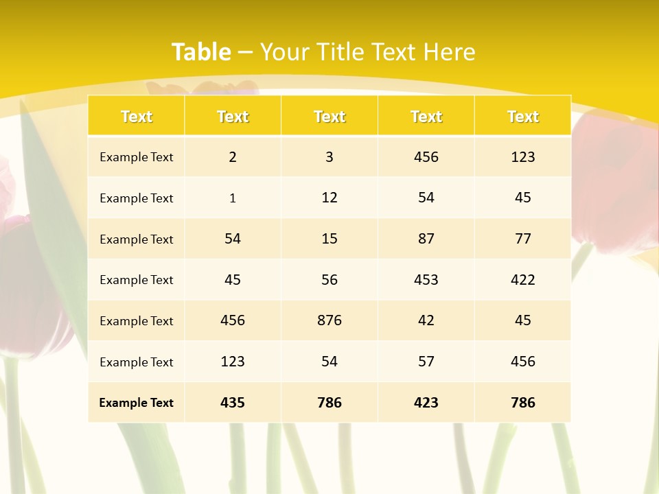 Pretty Green Decoration PowerPoint Template