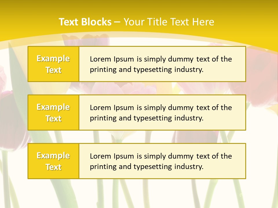 Pretty Green Decoration PowerPoint Template