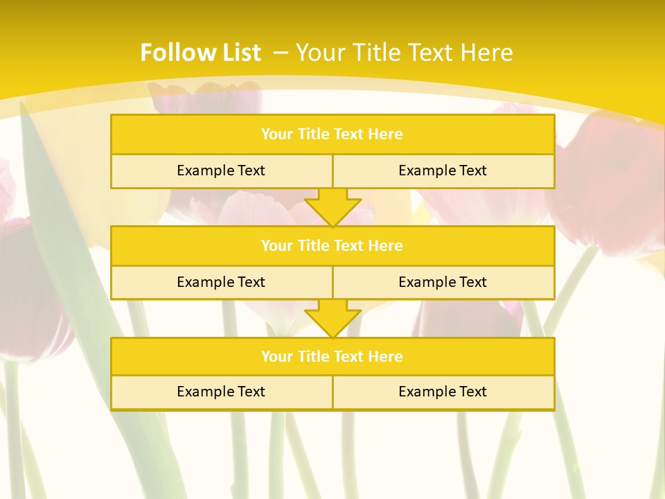 Pretty Green Decoration PowerPoint Template