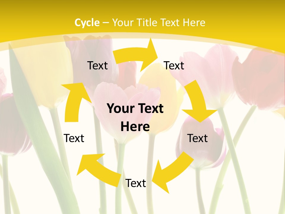 Pretty Green Decoration PowerPoint Template