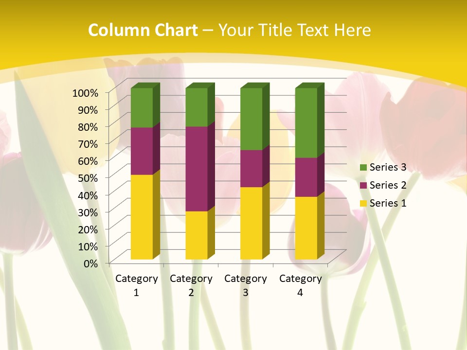 Pretty Green Decoration PowerPoint Template
