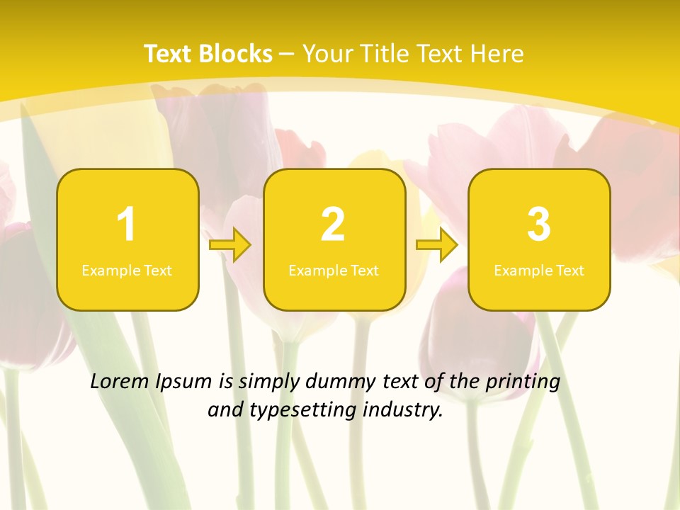 Pretty Green Decoration PowerPoint Template