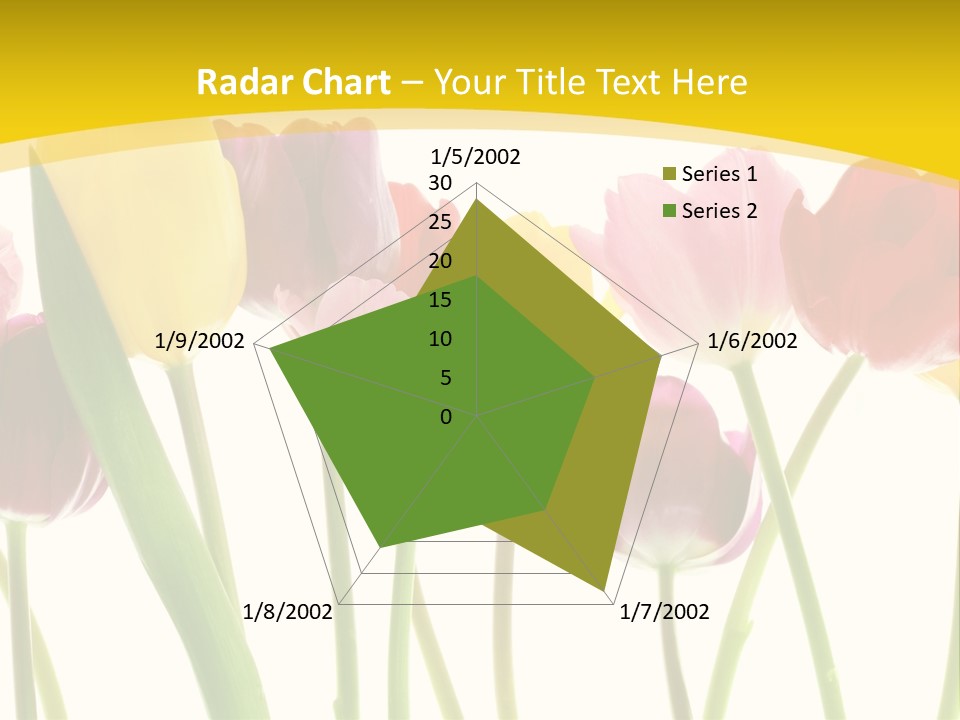 Pretty Green Decoration PowerPoint Template