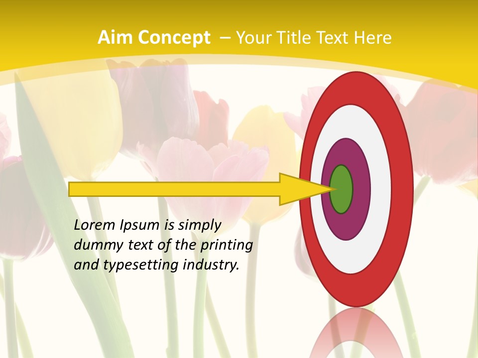 Pretty Green Decoration PowerPoint Template