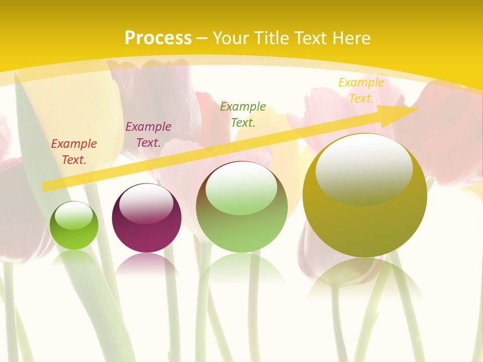 Pretty Green Decoration PowerPoint Template